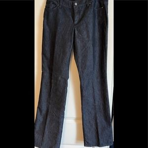 Ann Taylor Dark Indigo Denim SZ 10 Curvy